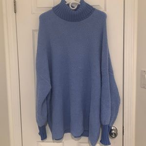 Offline by Aerie slouchy oversized tunic sweater size XL in blue.
